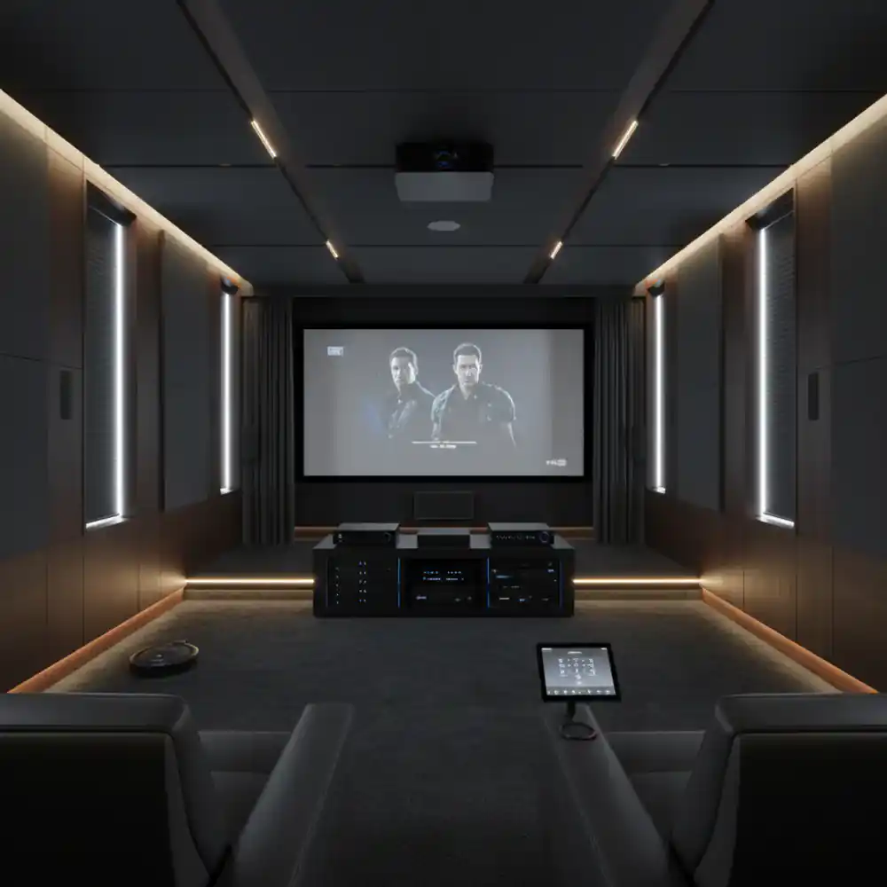 Integrated home cinema and automation