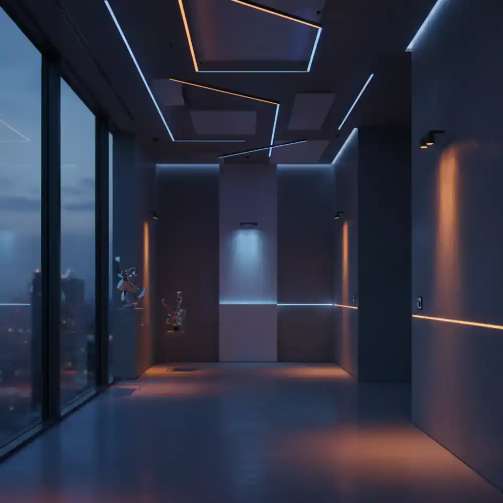 Smart lighting installation