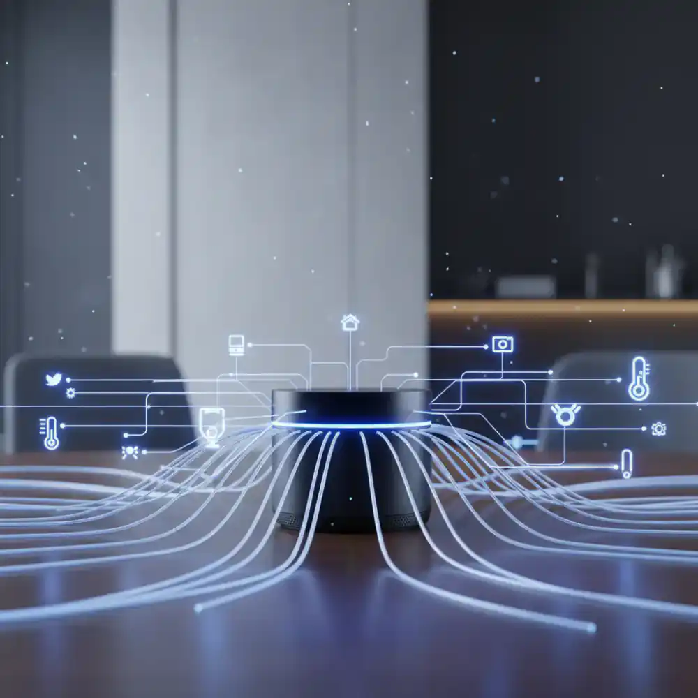 Centralized smart home networking hub showing seamless connections