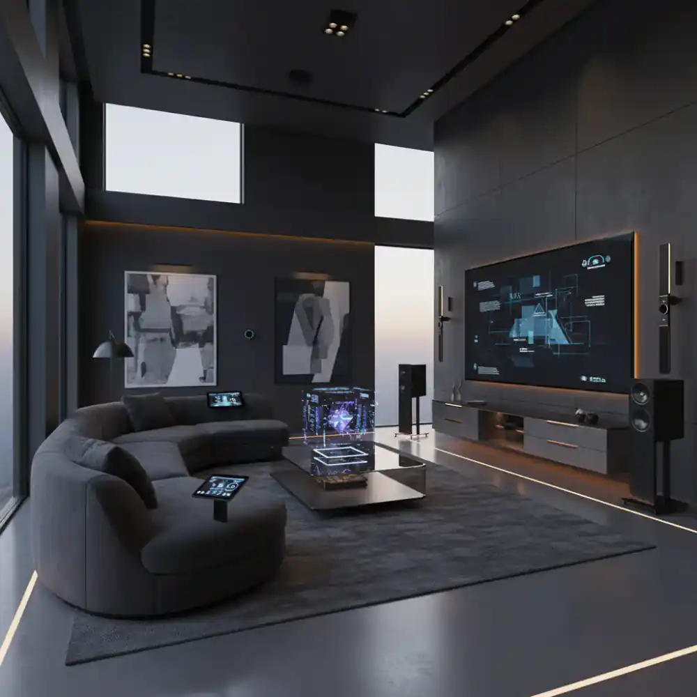 Modern living room install