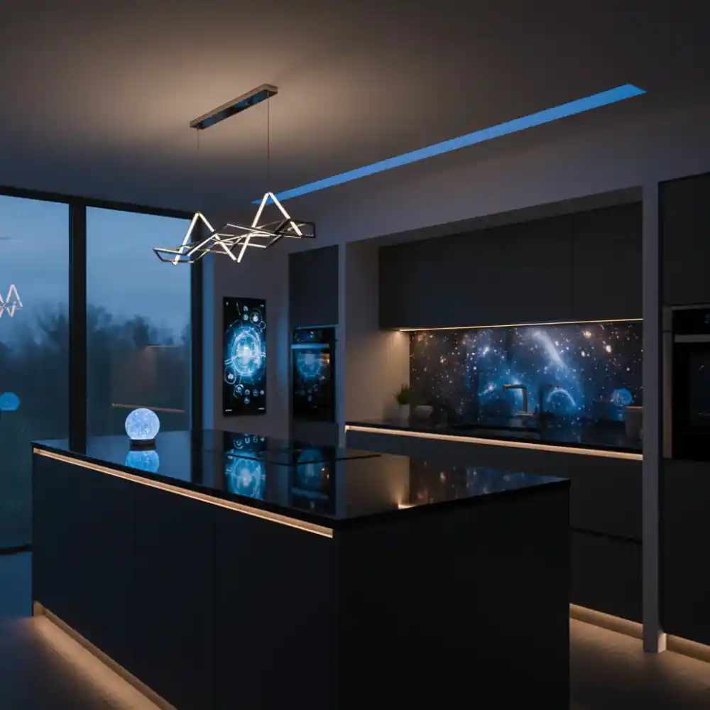 Smart lighting kitchen
